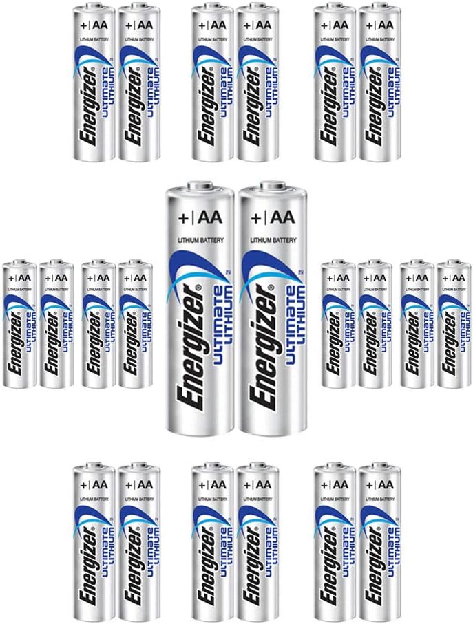 24x Energlzer AA Lithium Batteries Ultimate L91 Exp:2038 USA Wholesale Lot