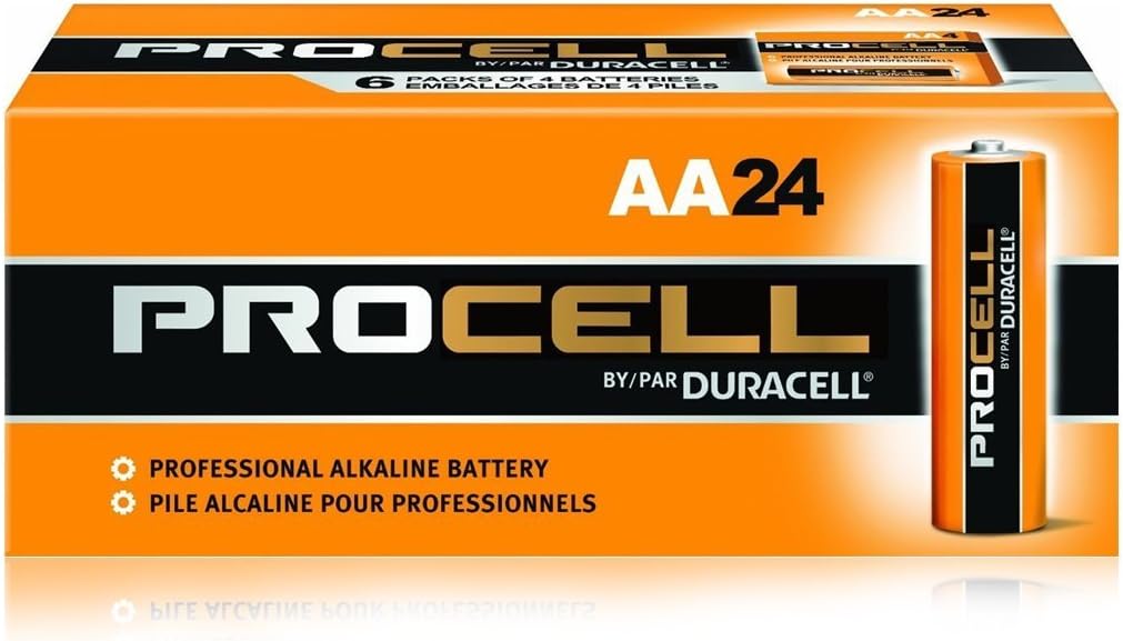 Duracell Procell AA 24 Pack PC1500BKD09 (packaging may vary)