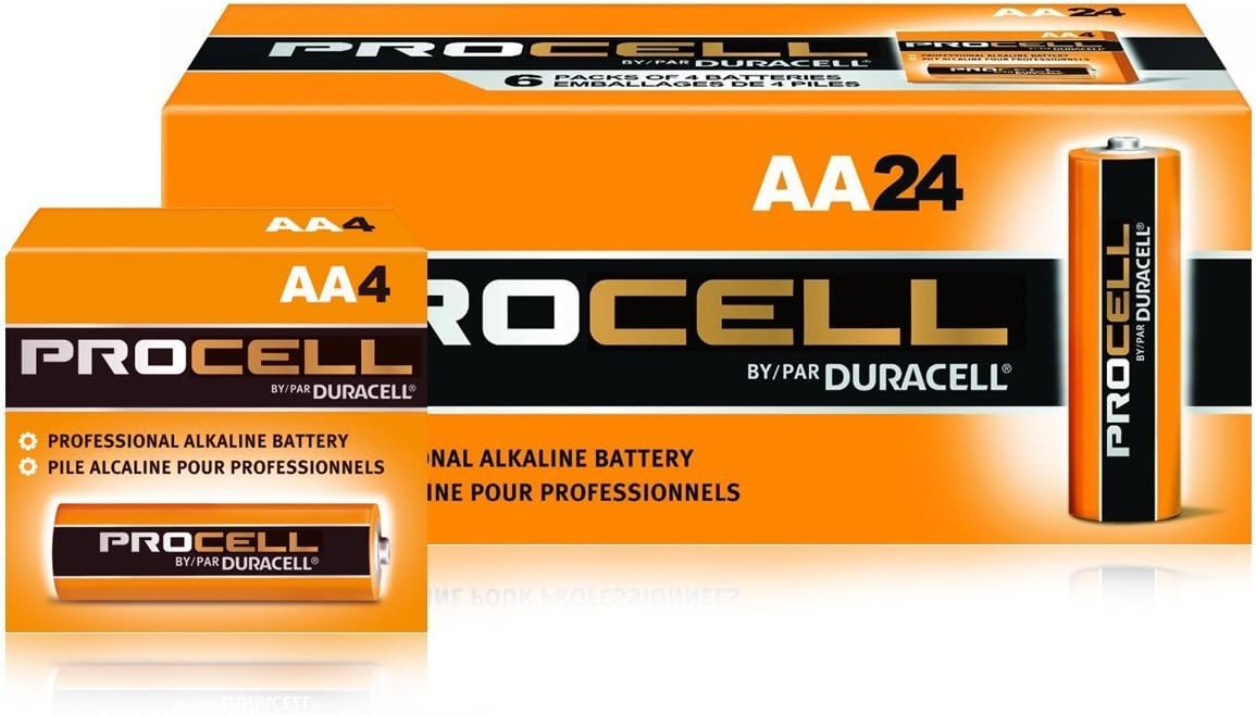 Duracell Procell AA 24 Pack PC1500BKD09 (packaging may vary)