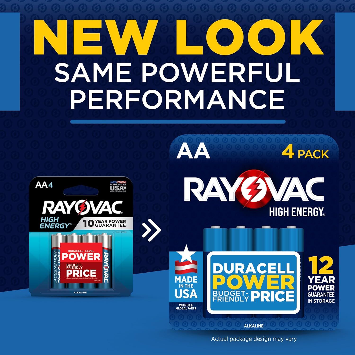 Rayovac High Energy AA Batteries (48 Pack), Double A Alkaline Batteries