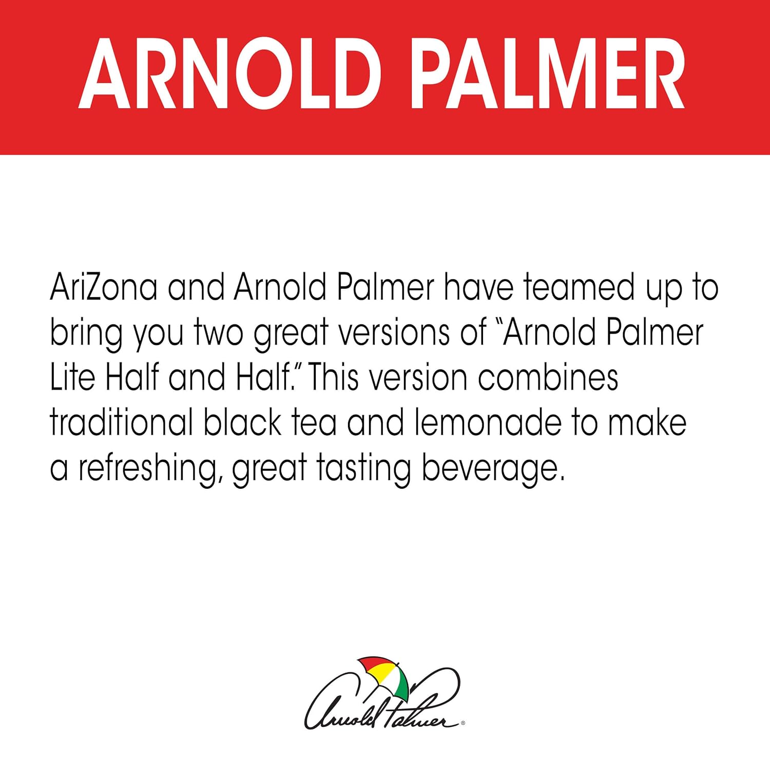 AriZona Arnold Palmer Half and Half - 16 Fl Oz (Pack of 12)