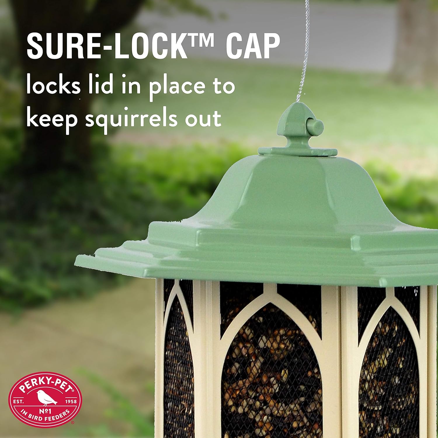Perky-Pet GAZ01 Pistachio Gazebo Feeder
