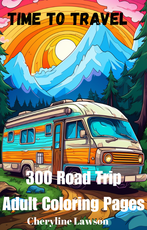300 RV Road Trip Coloring Pages For Adults