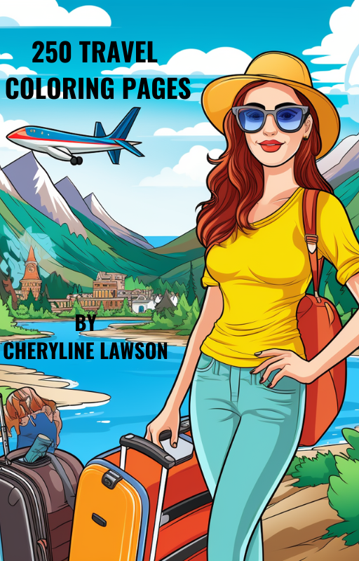 250 Travel Coloring Pages for Adults and Kids