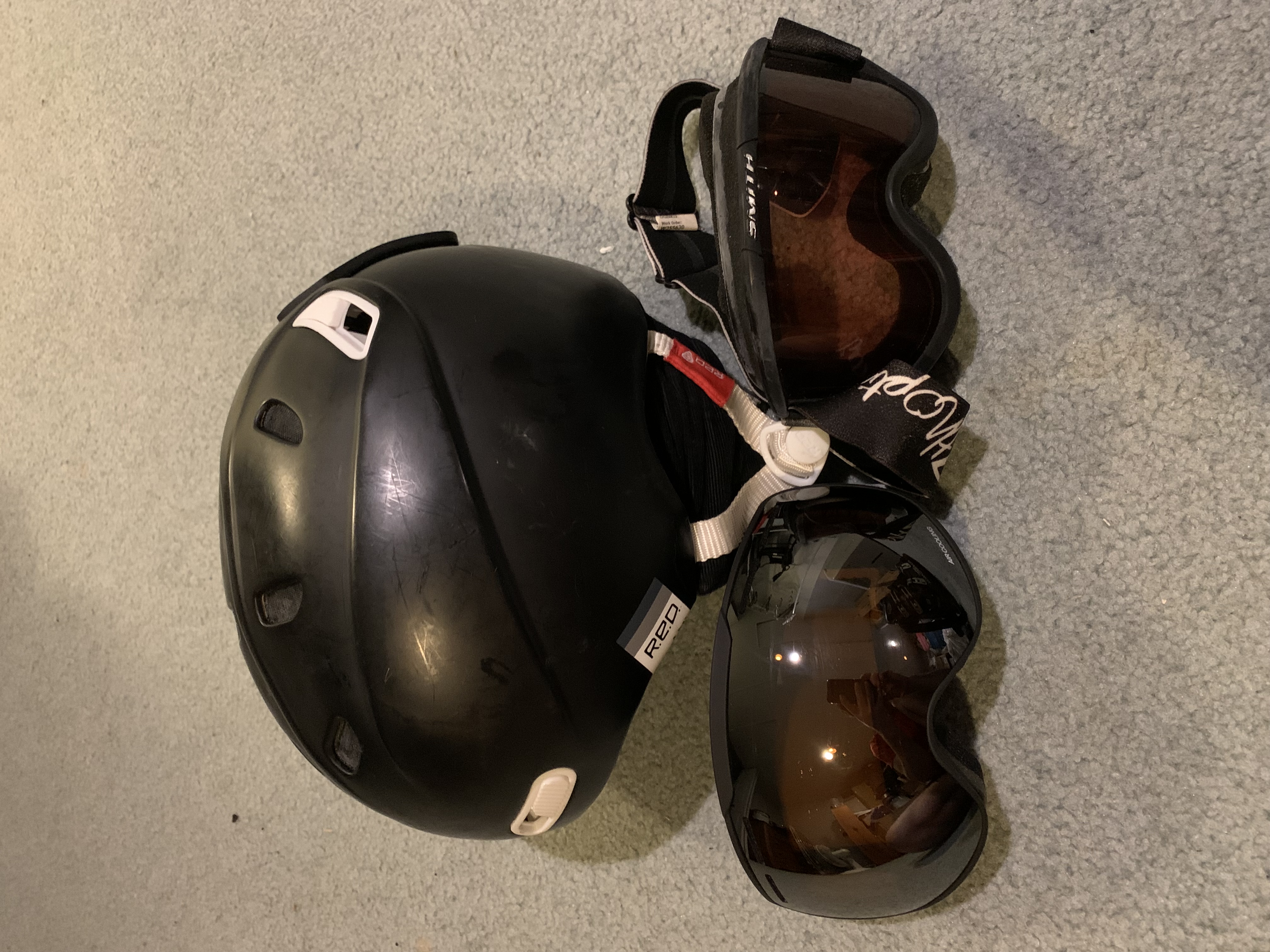 Complete DOWNHILL SKI Set (Skis, Poles, Boots, Helmet, Goggles)