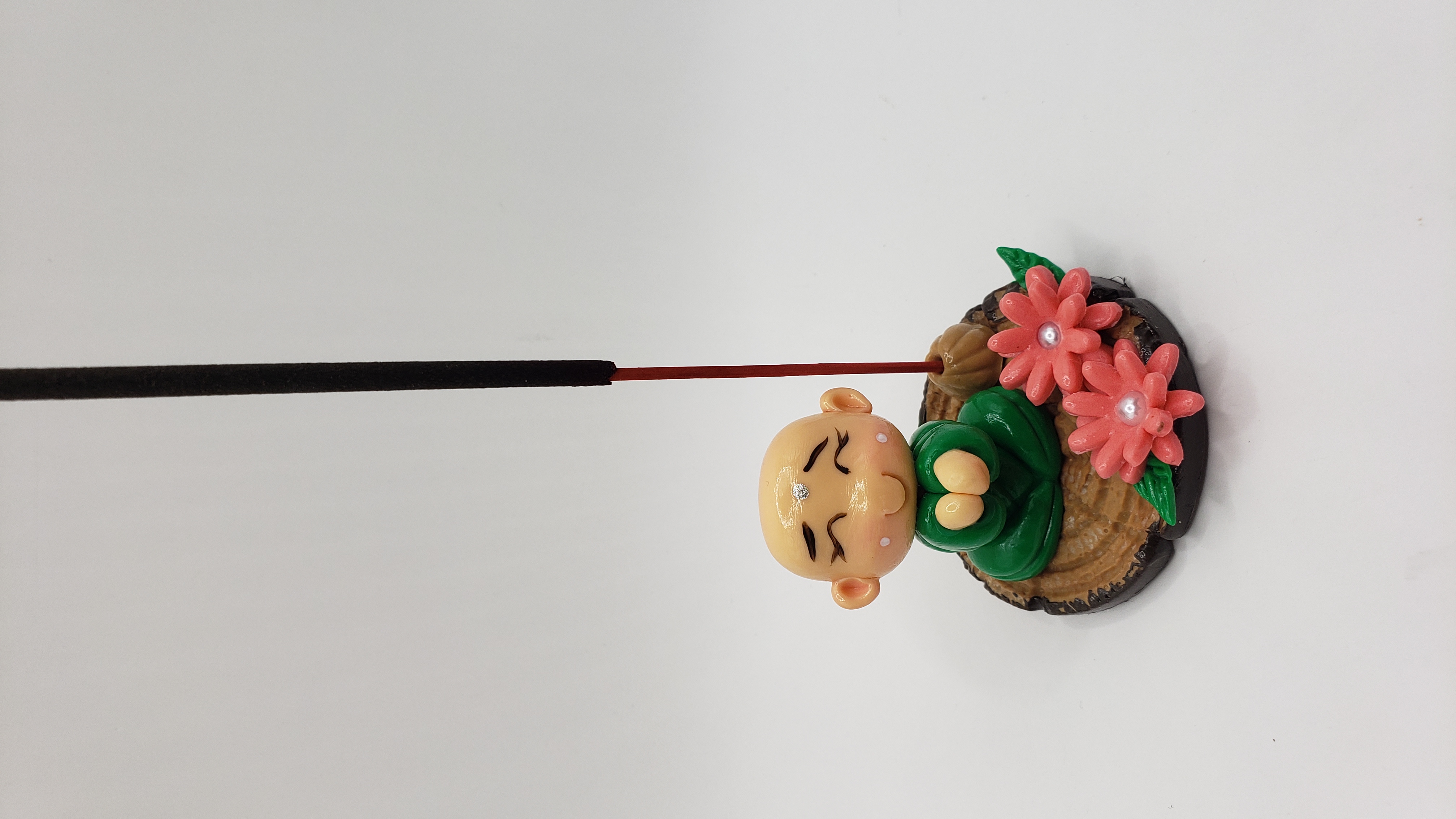 Monjes Zen porta sahumerios