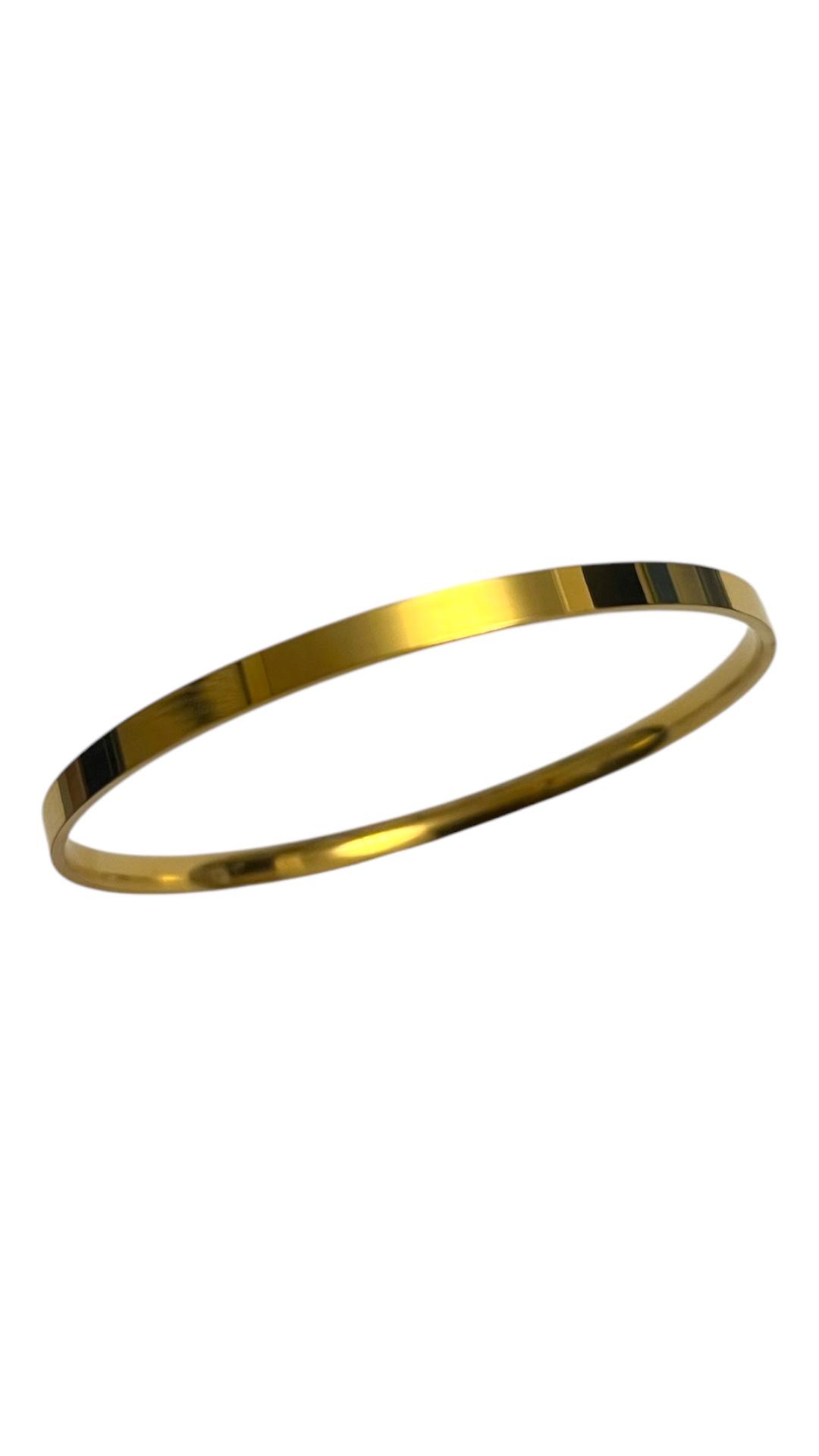 Golden 'Plain' Bangle 