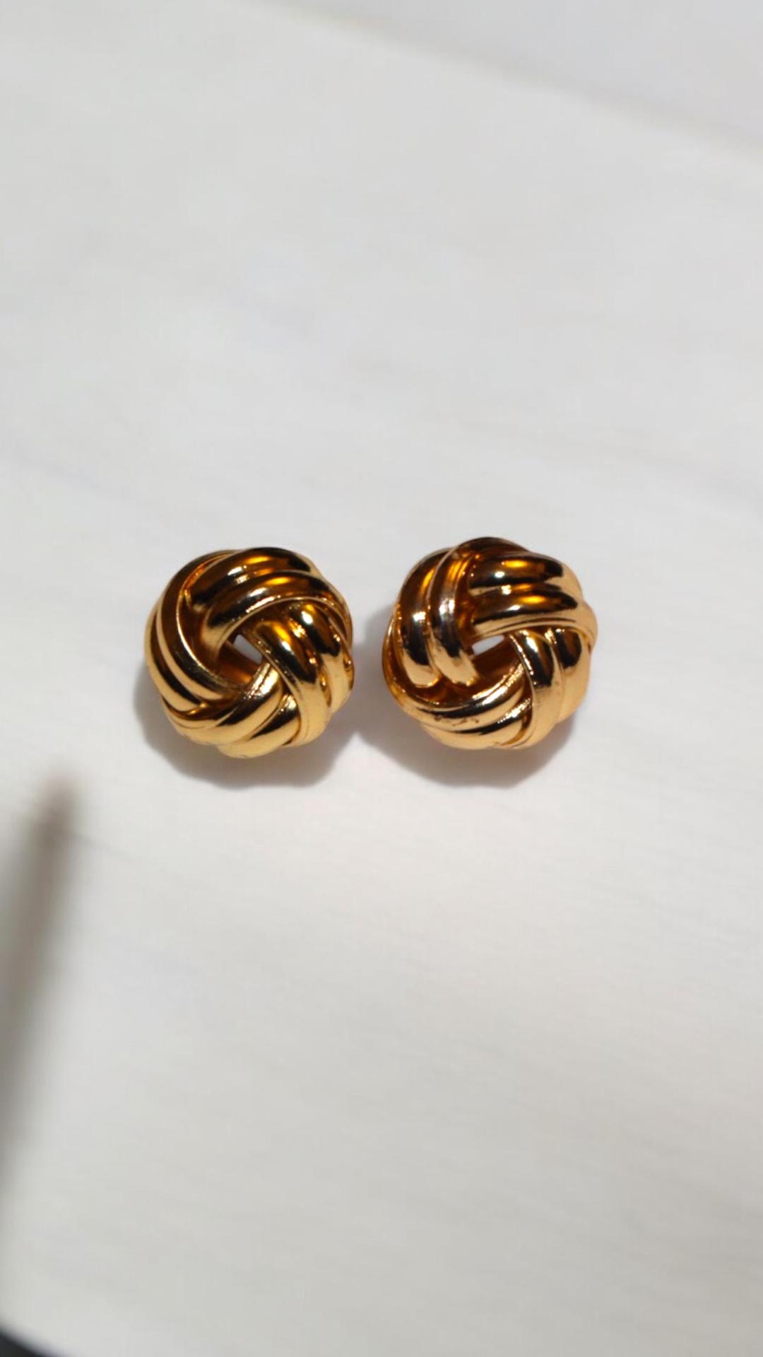 Circle 'Knot' Earrings