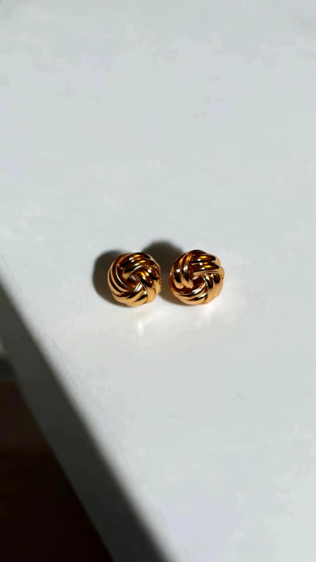 Circle 'Knot' Earrings