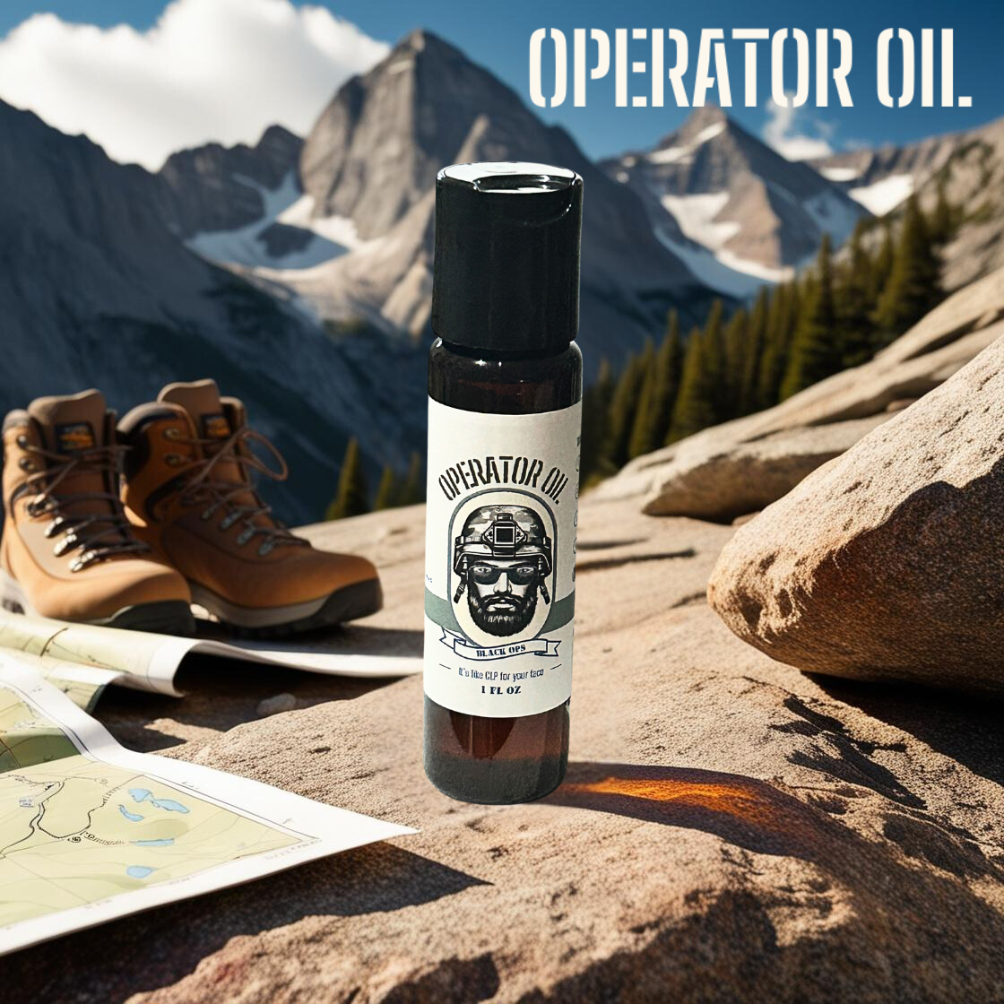 Operator Oil, Black Ops (Unscented)