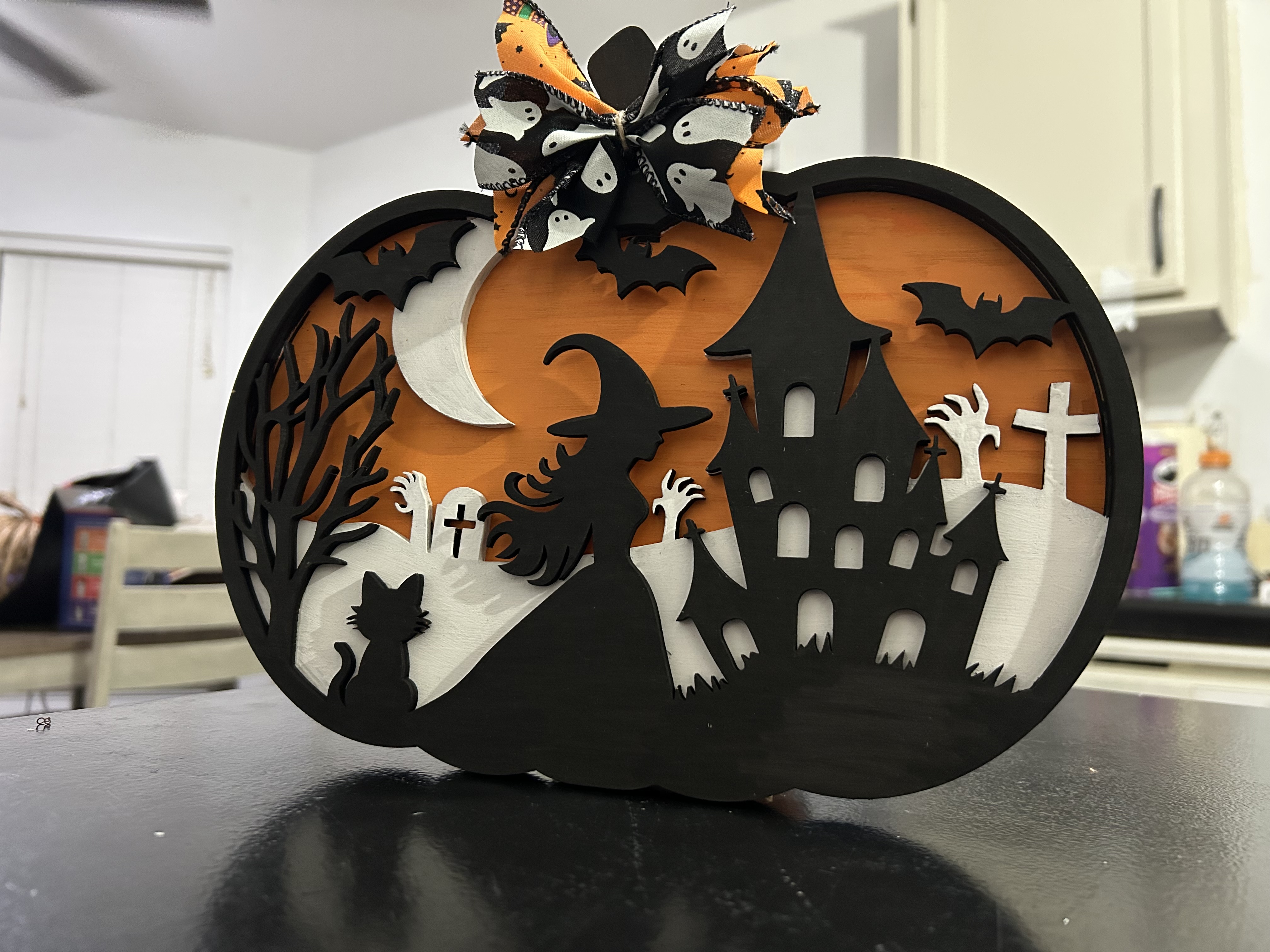 Halloween Wooden Tabletop Decoration