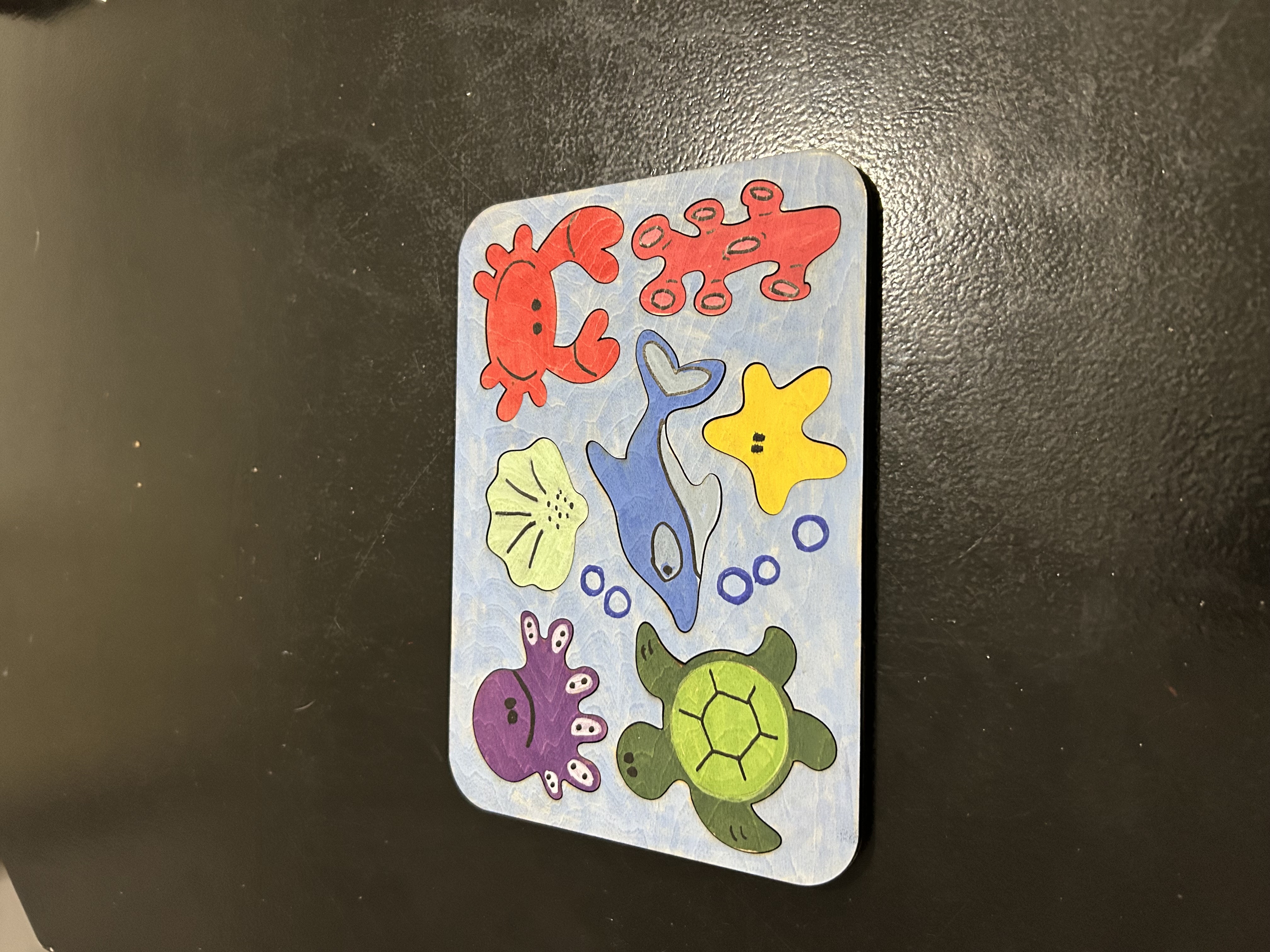 Small Sea Animal Wooden Puzzle