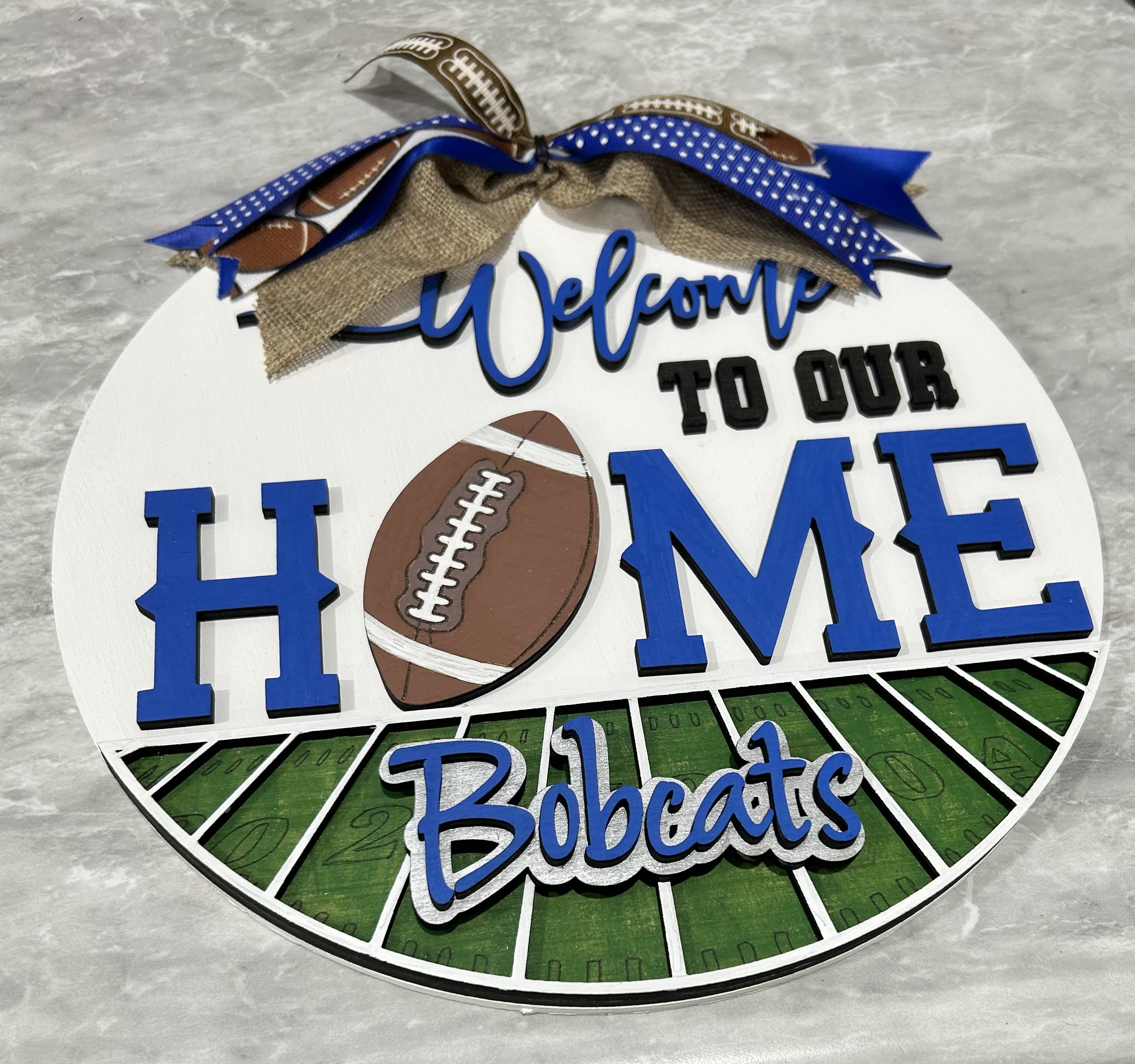 Football Welcome Sign