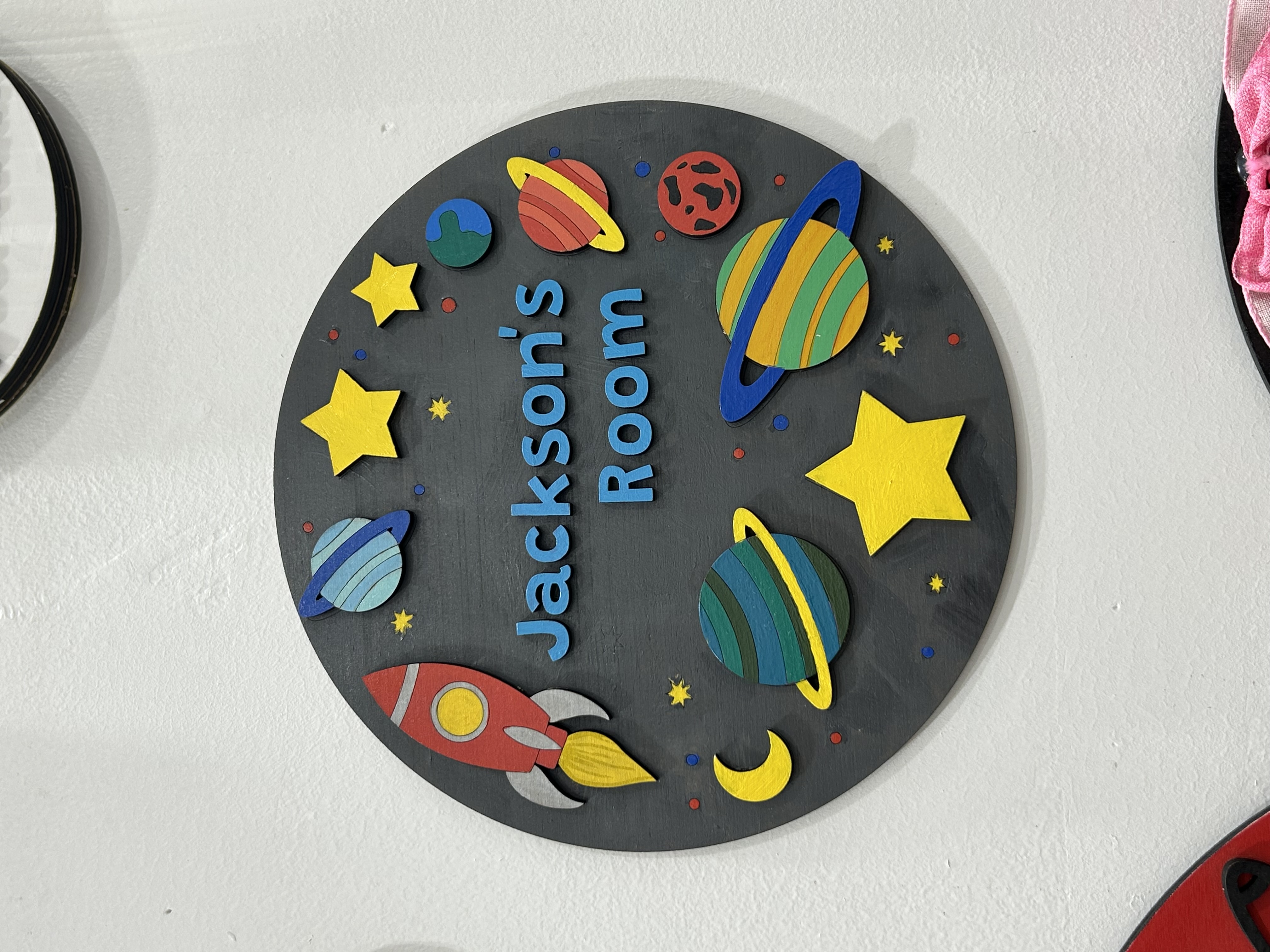 Large Out of Space Room Sign