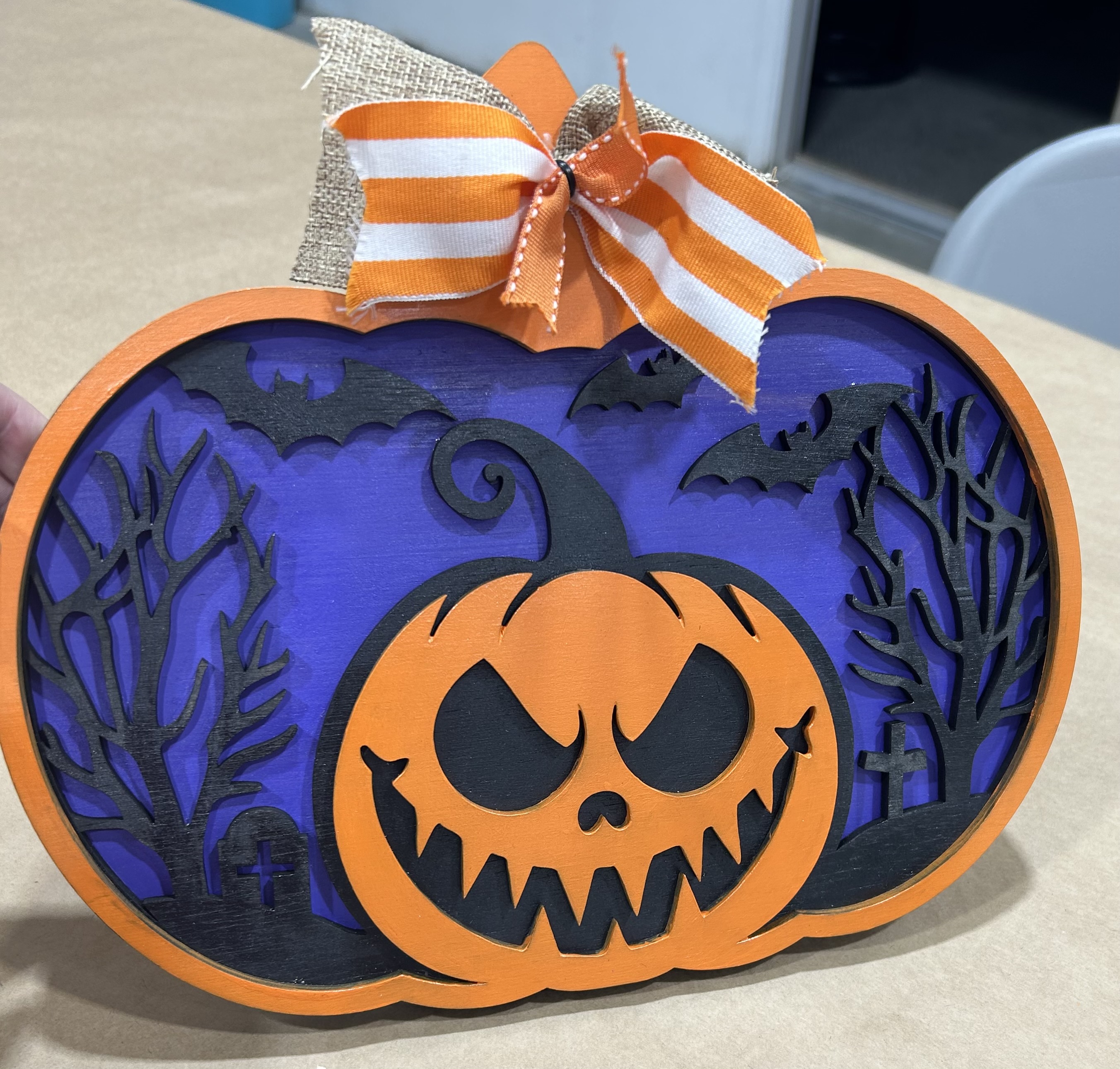 Halloween Pumpkin Wall Decoration