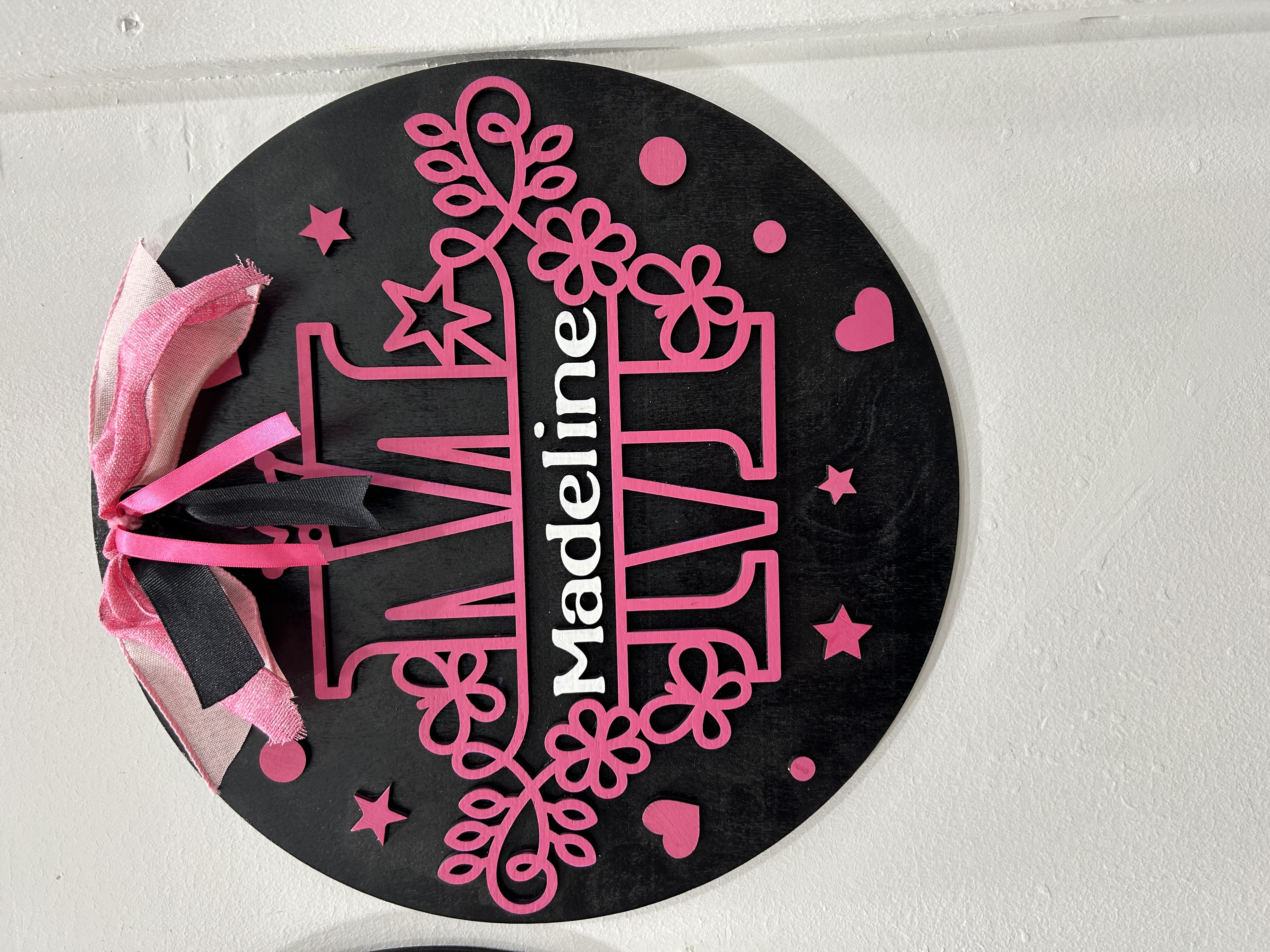 X Large sized -Princess Girl Personalized Name Wall Sign