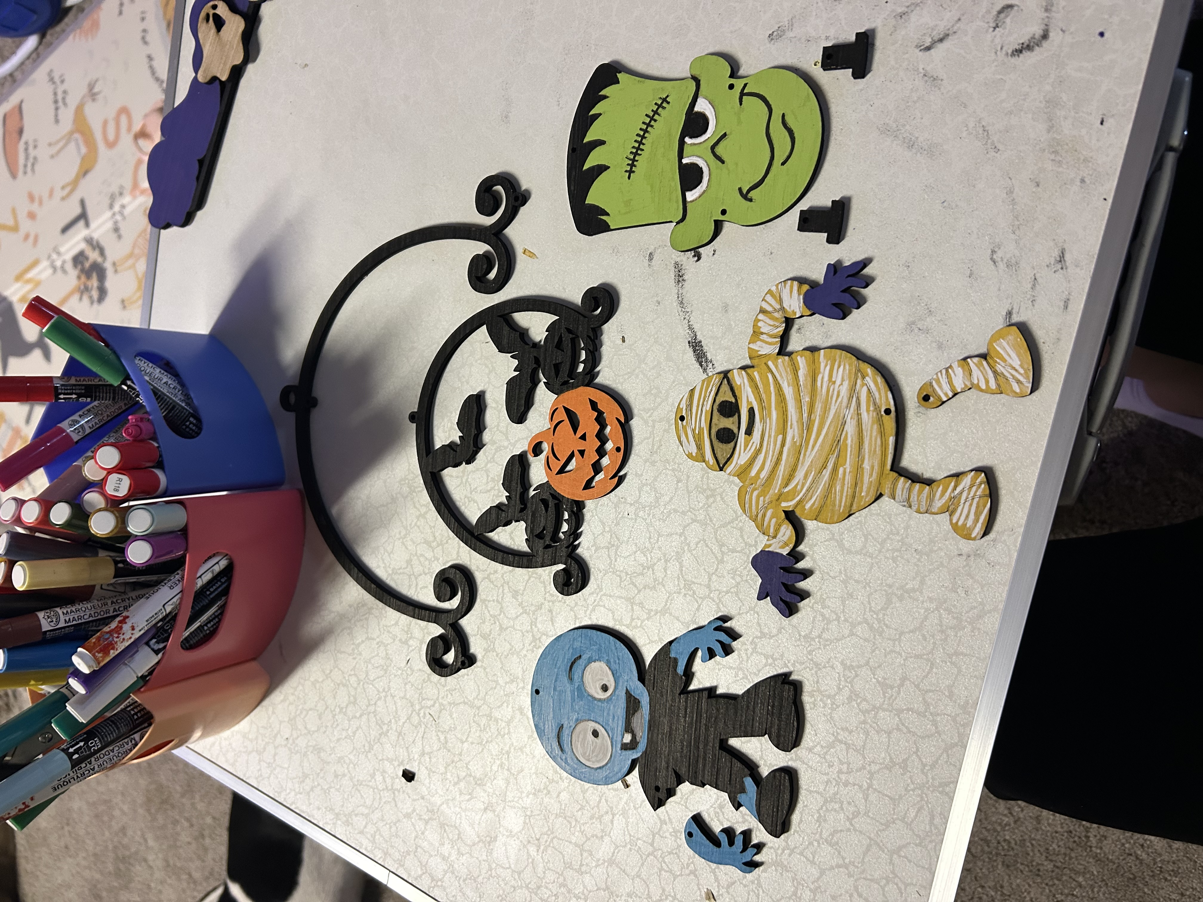 Halloween Wooden Craft Set