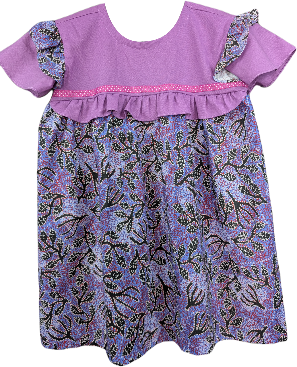 Purple Floral Dress