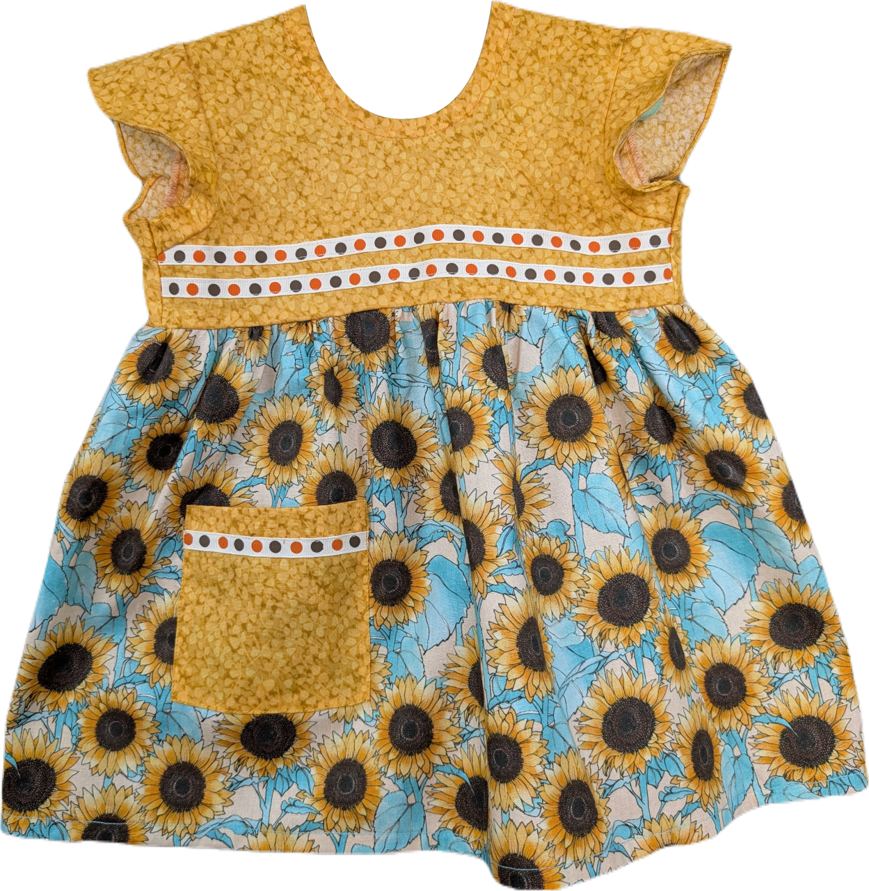 Girls' Sunflower Dress