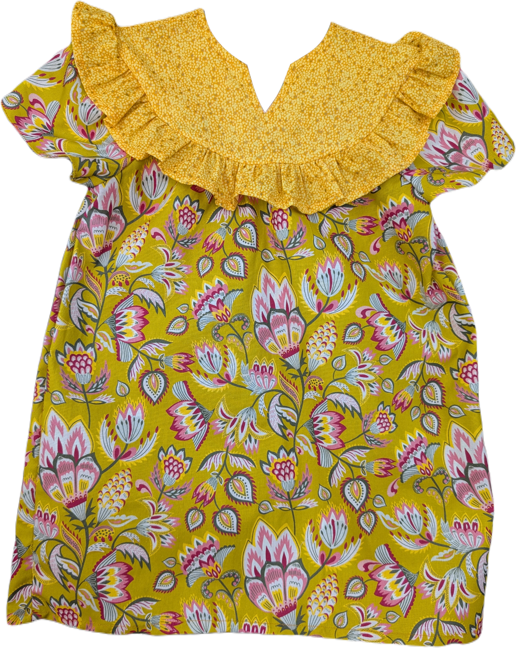 Floral Yellow Dress