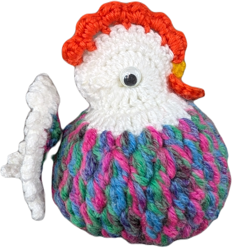 Crocheted Chicken Decor