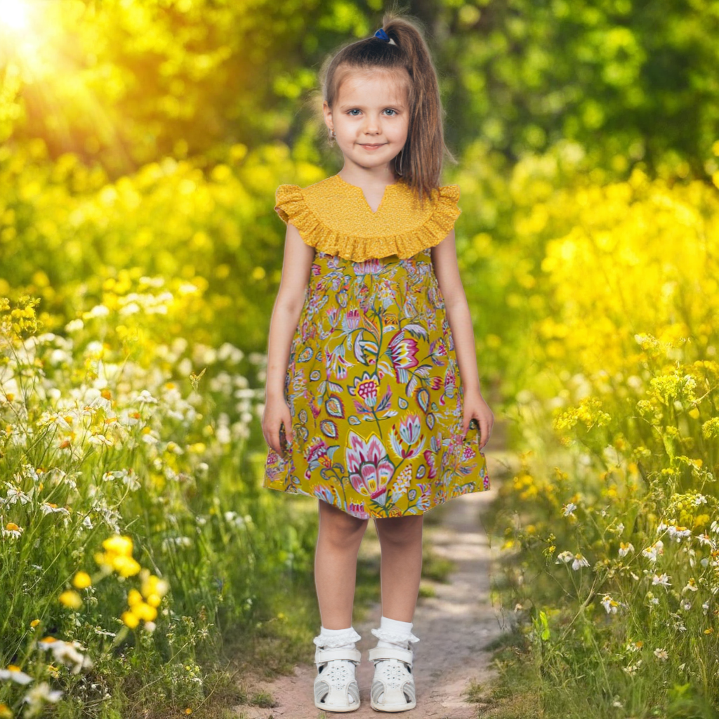 Floral Yellow Dress