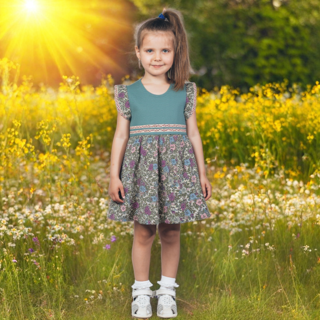 Girls' Floral Dress