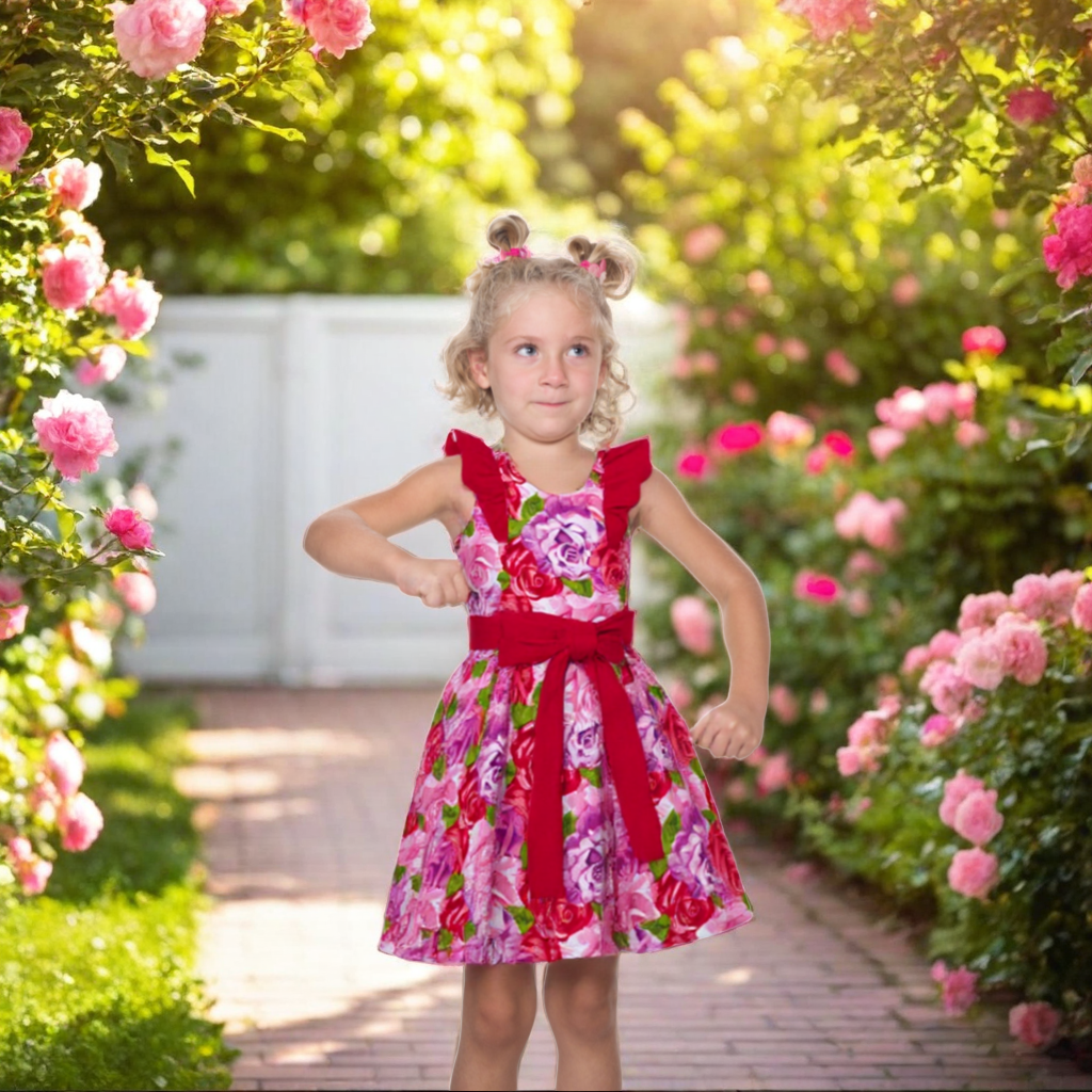 Floral Girl's Dress