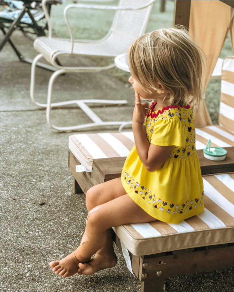 Yellow Floral Baby Dress