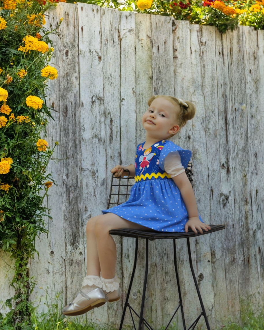 Children's Blue Fairy Dress