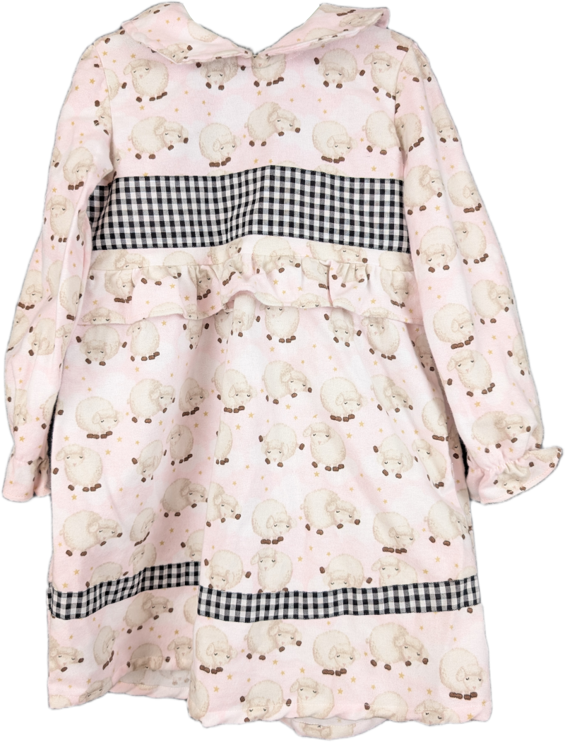 Children's Sheep Print Dress