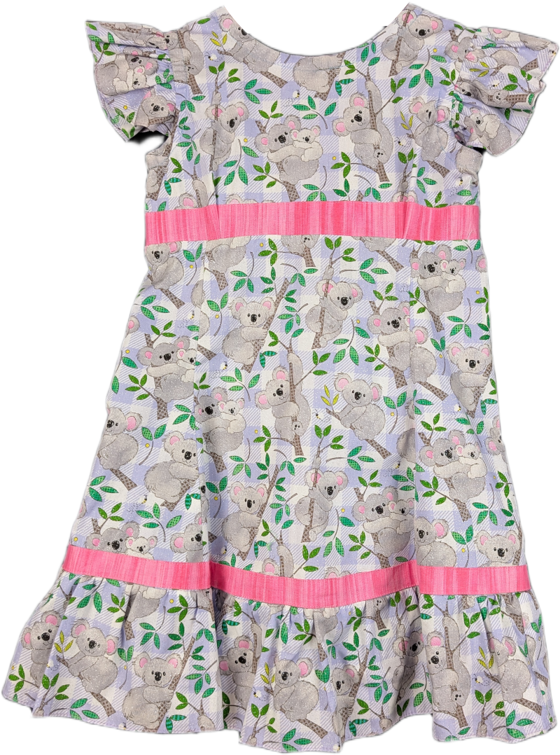 Koala Print Girl's Dress
