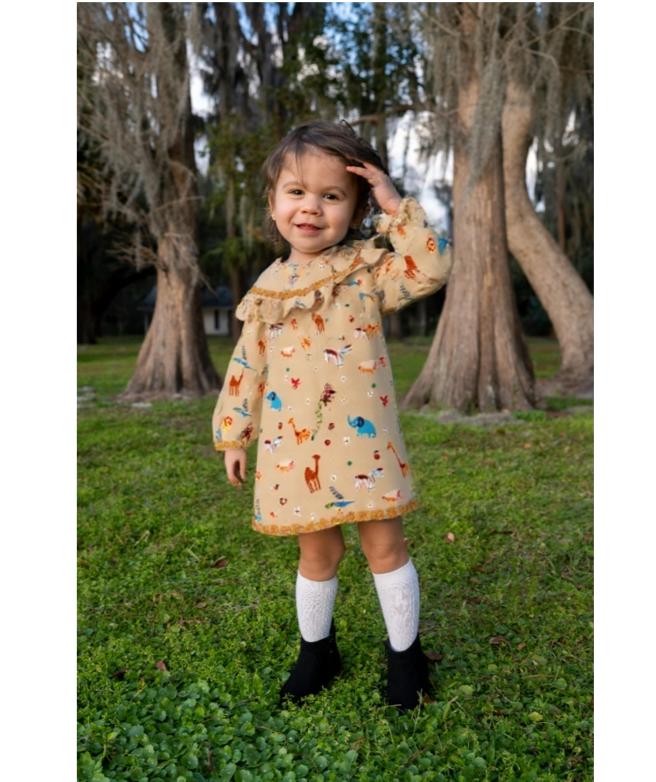 Children's Animal Print Dress