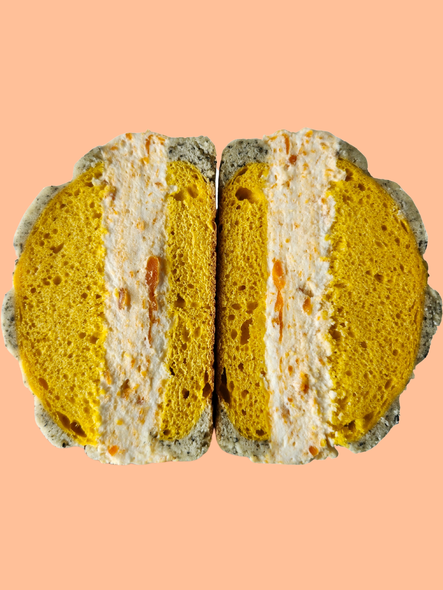 Black Sesame & Pumpkin Cream Sando