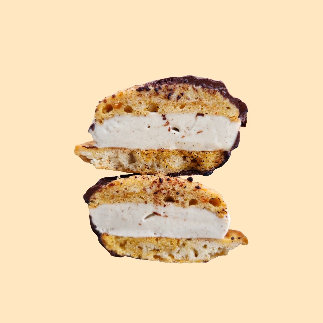 Sweet Potato x 5 Spice Sammie Dipped in Chocolate