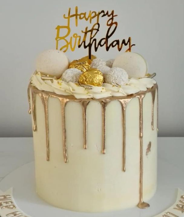 Luxe Gouden Drip Taart