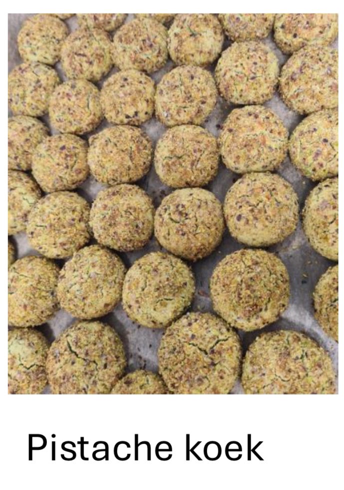 Pistache Koekjes (per doos 1kg)