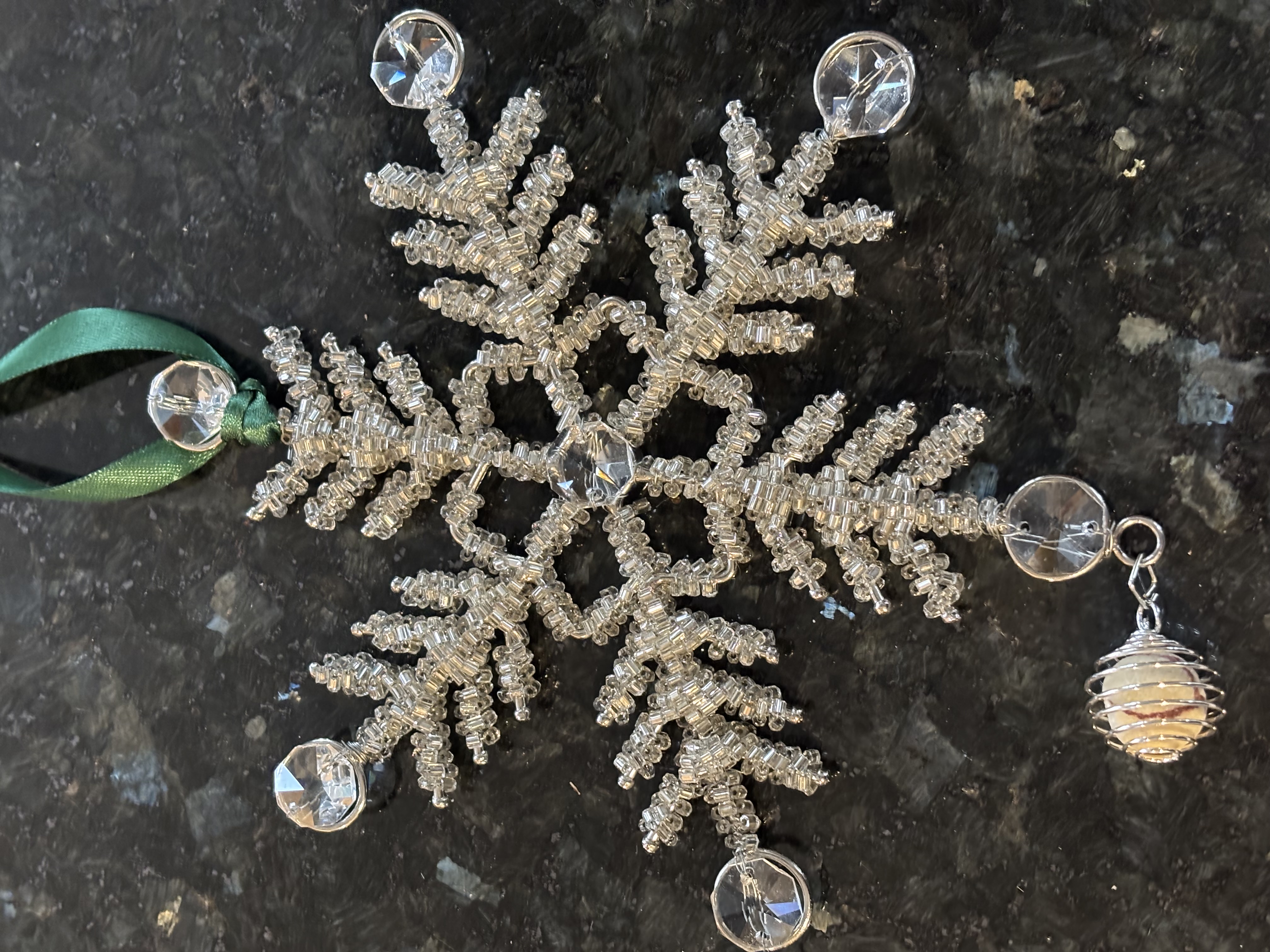 Balsam & Pine  Scented Snowflake Ornament 