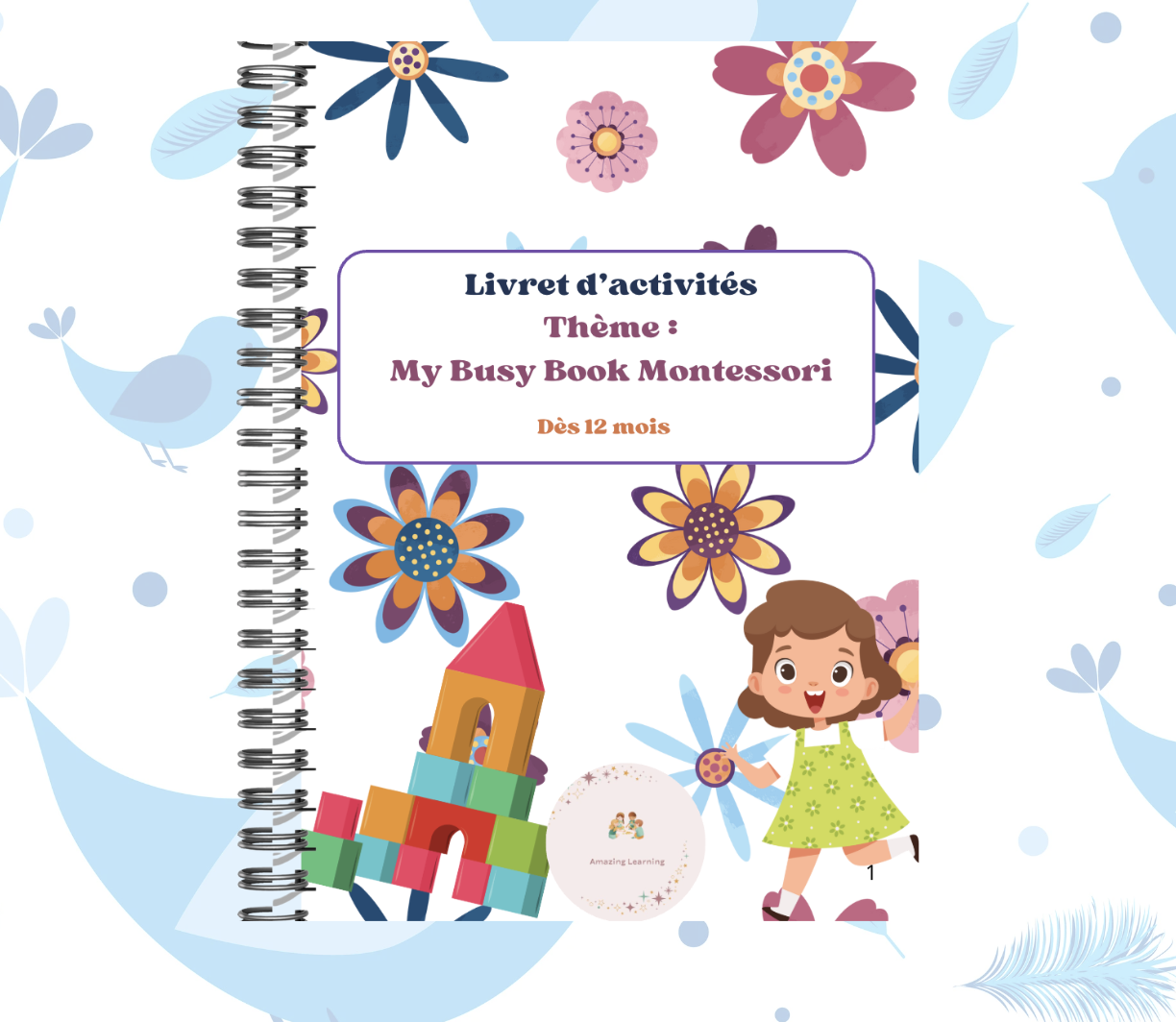 Livret d'activités: My busy book Montessori (prêt à l'emploi)