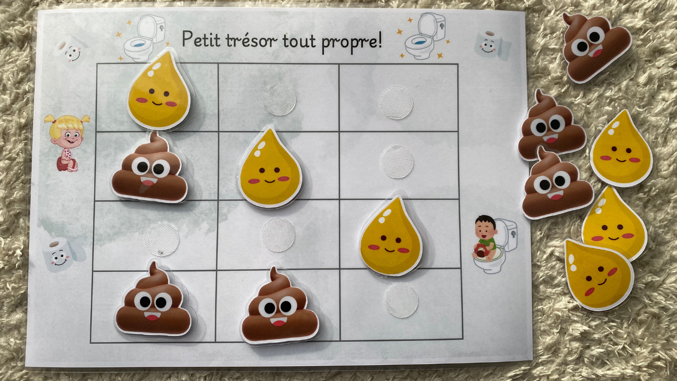 Fiche d'apprentissage de propreté 