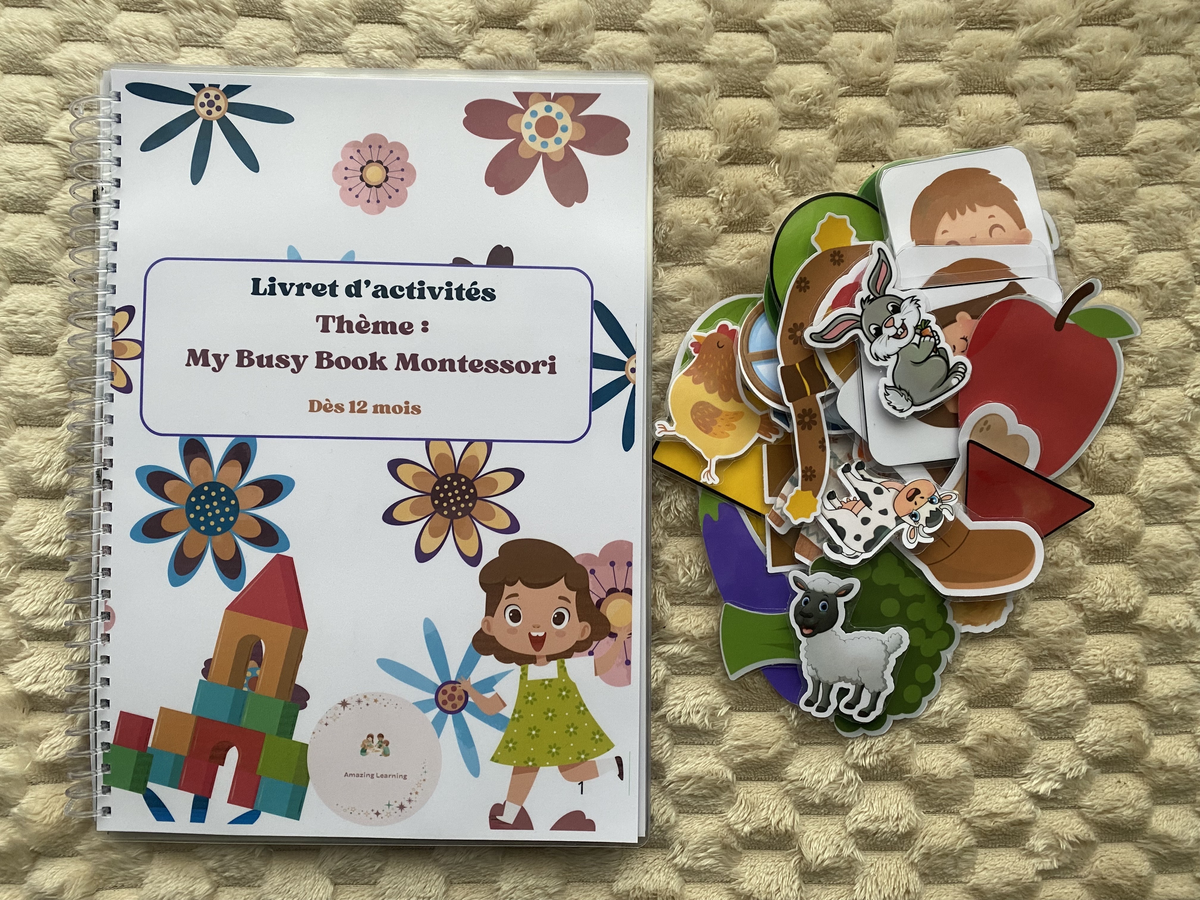 Livret d'activités: My busy book Montessori (prêt à l'emploi)