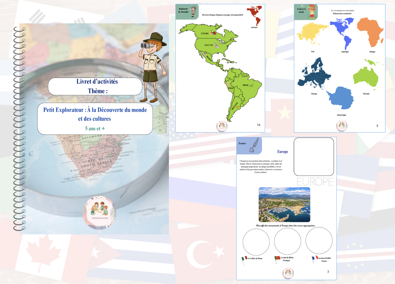 livret d'activités : explorer le monde 