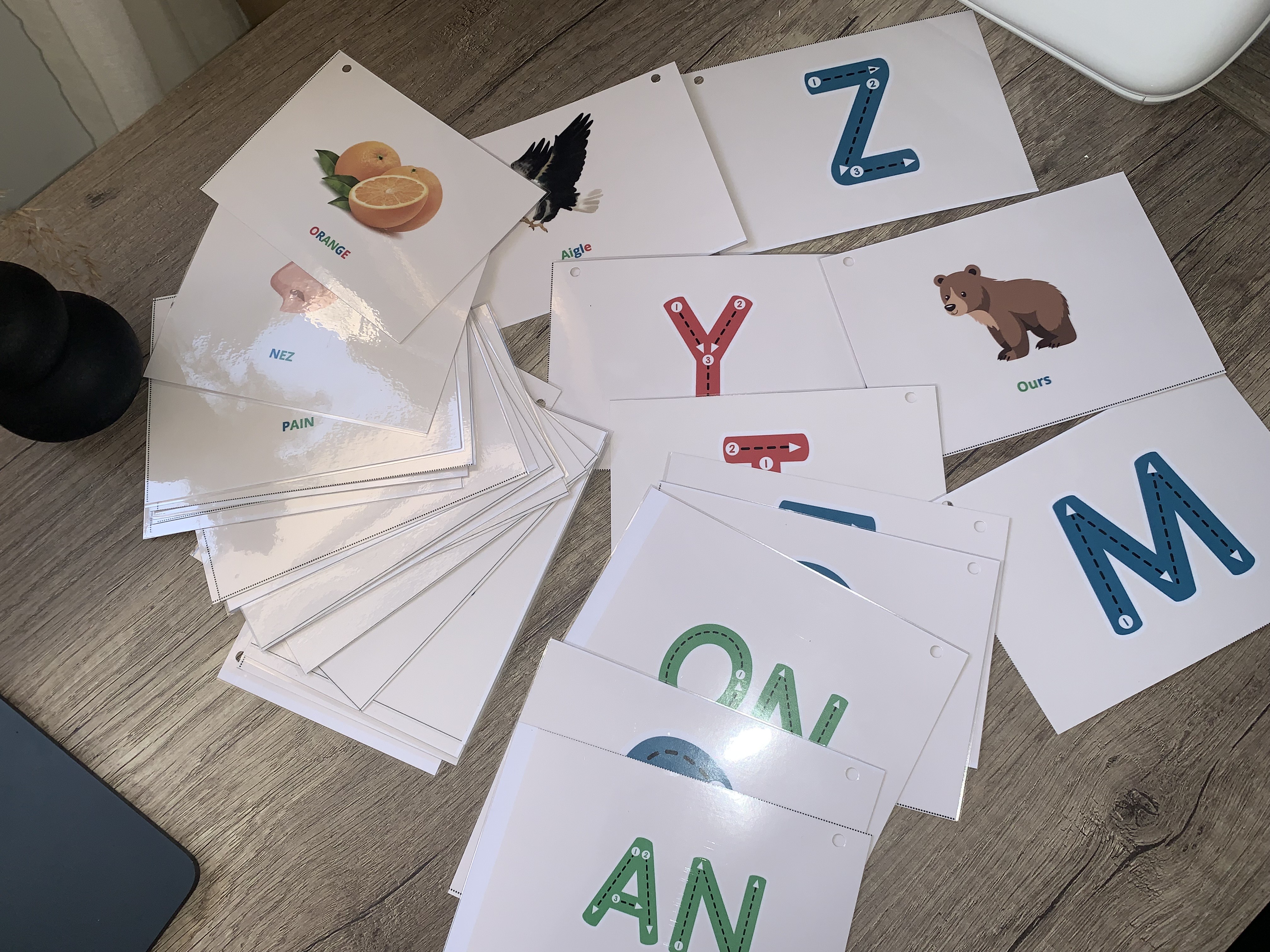 Cartes de lecture