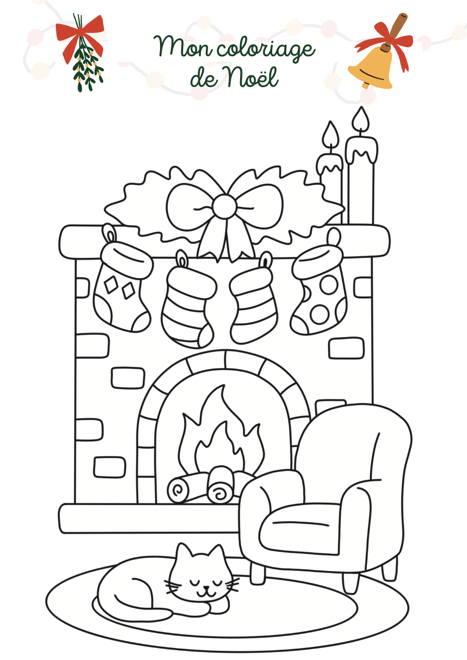 mon coloriage de Noël 2