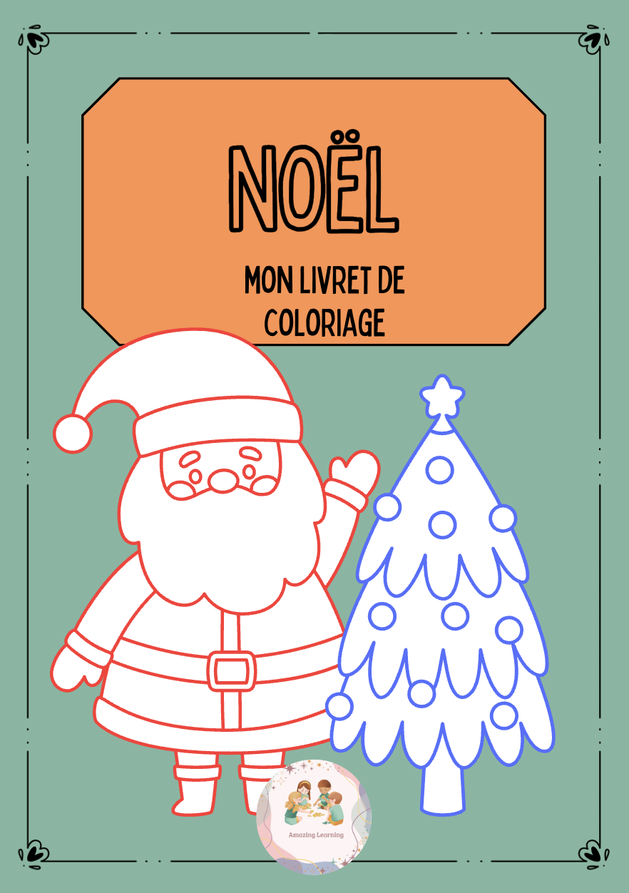 livret de coloriage Noël