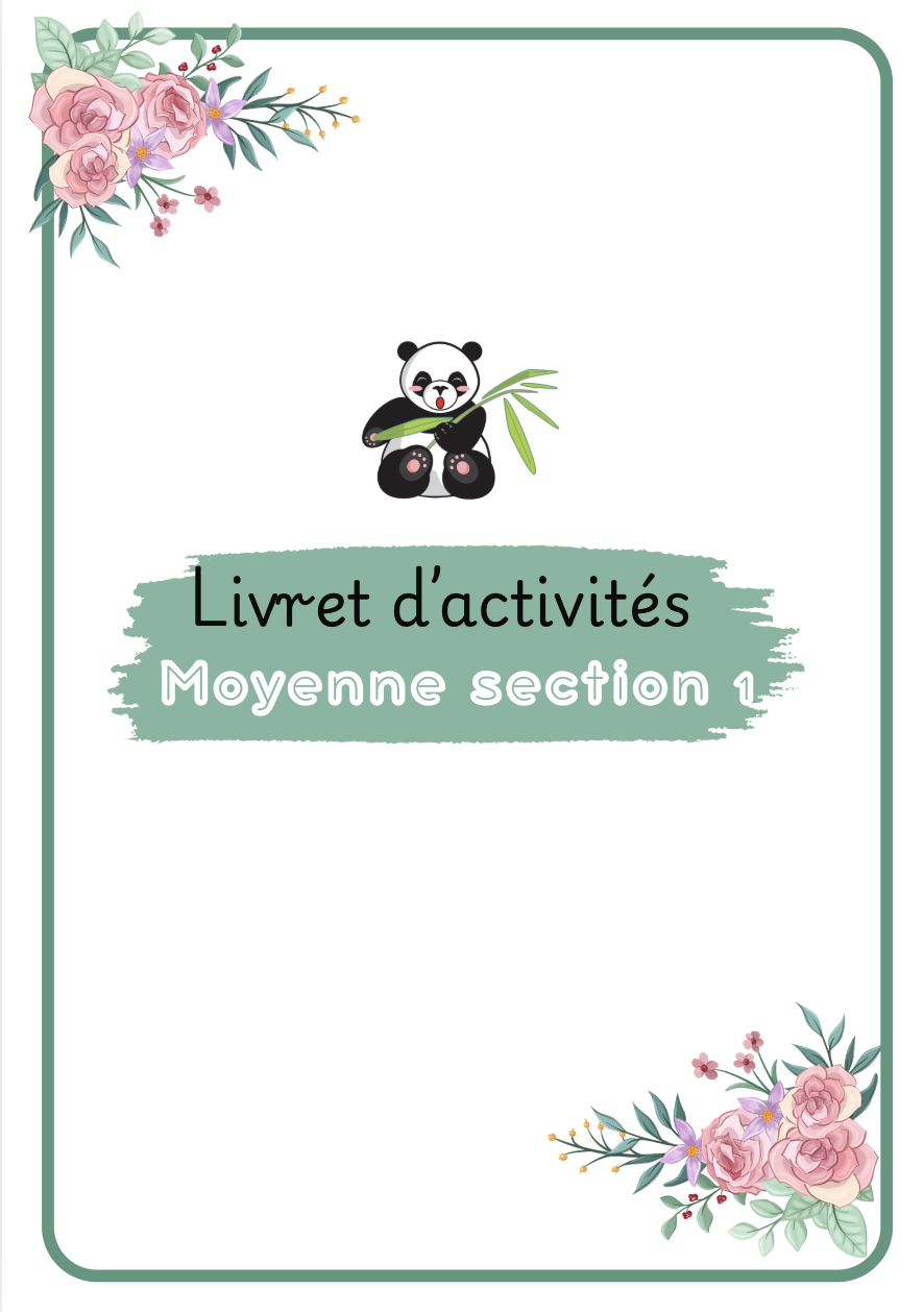 Livret d'activités Moyenne section 