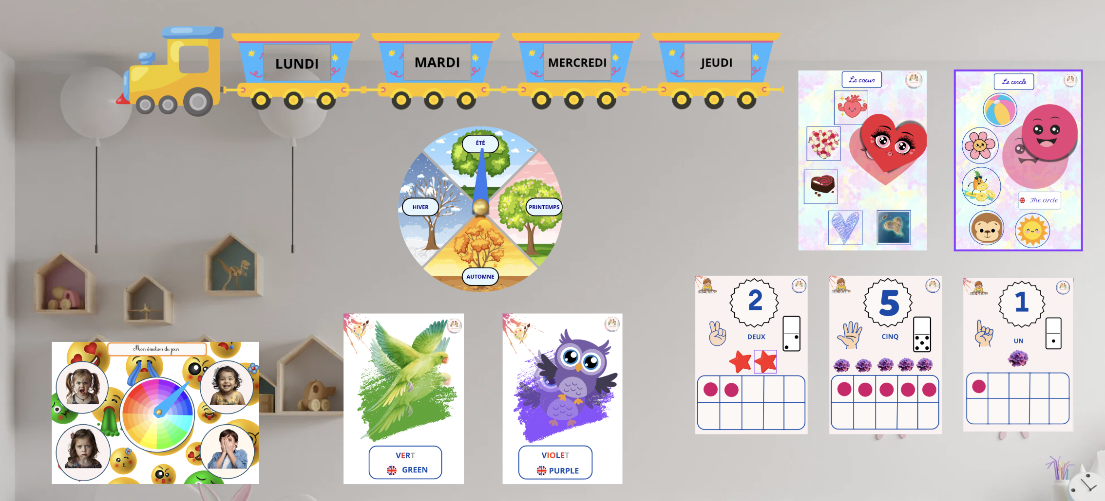 Mon pack des affiches interactif