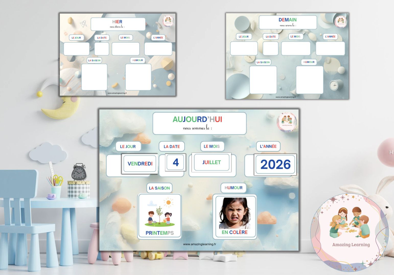 Rituel date du jour pour enfants 