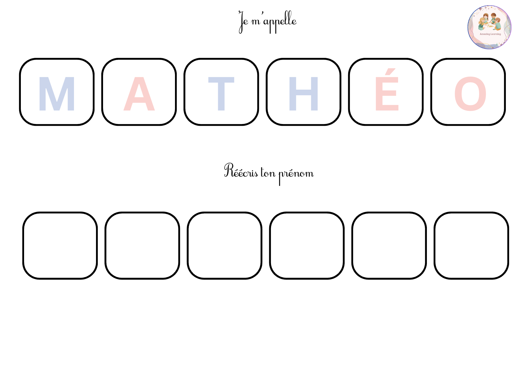 Livret d'activités personnalisé