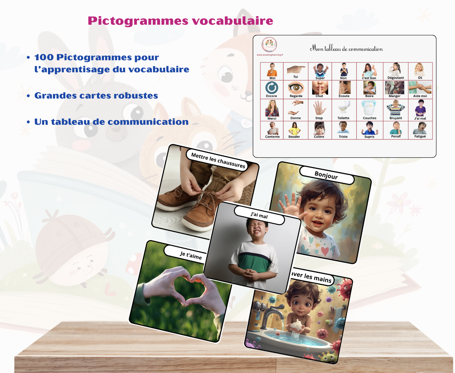 Pictogrammes vocabulaire